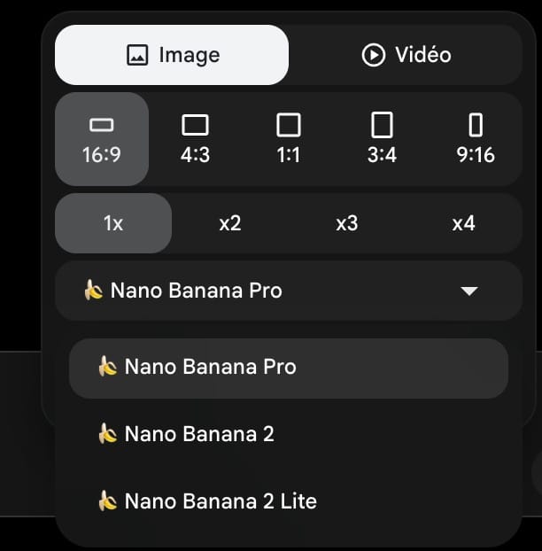 Comparaison des trois versions de Nano Banana sur un même rendu d'architecture