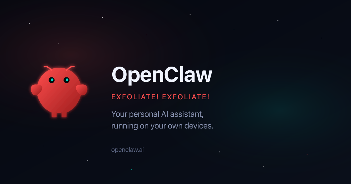 Mascotte OpenClaw, un homard rouge tout rond